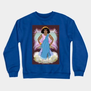 Purple angel Crewneck Sweatshirt